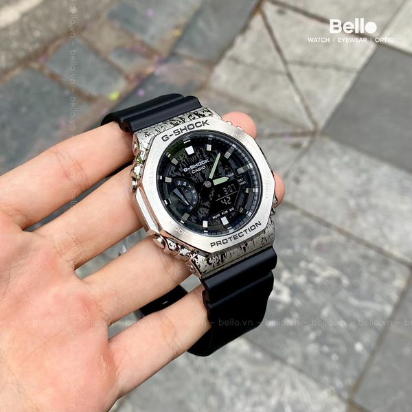  Casio G-Shock GM-2100GC-1ADR - Uy tín từ 2009, Tem vàng chống giả, Bảo hành 5 năm, Pin miễn phí trọn đời 