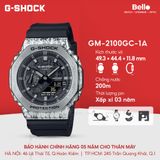  Casio G-Shock GM-2100GC-1ADR - Uy tín từ 2009, Tem vàng chống giả, Bảo hành 5 năm, Pin miễn phí trọn đời 