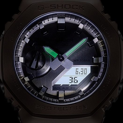  [Pin Miễn Phí Trọn Đời] GM-2100MF-5A - Đồng hồ G-Shock Nam - Tem Vàng Chống Giả 