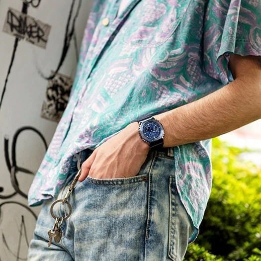  Casio G-Shock GM-2100N-2A - Uy tín từ 2009, Tem vàng chống giả, Bảo hành 5 năm, Pin miễn phí trọn đời 