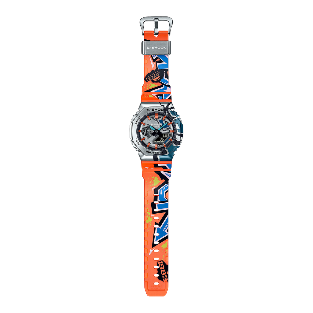  Casio G-Shock GM-2100SS-1ADR - Uy tín từ 2009, Tem vàng chống giả, Bảo hành 5 năm, Pin miễn phí trọn đời 