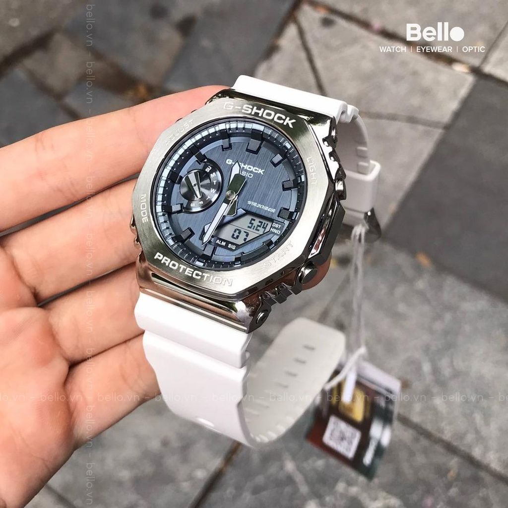  [LIMITED] Casio G-Shock GM-2100WS-7ADR - Uy tín từ 2009, Tem vàng chống giả, Bảo hành 5 năm, Pin miễn phí trọn đời 