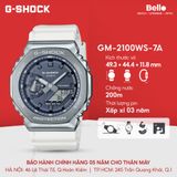  [LIMITED] Casio G-Shock GM-2100WS-7ADR - Uy tín từ 2009, Tem vàng chống giả, Bảo hành 5 năm, Pin miễn phí trọn đời 