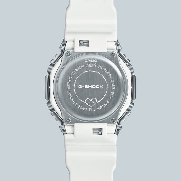  [LIMITED] Casio G-Shock GM-2100WS-7ADR - Uy tín từ 2009, Tem vàng chống giả, Bảo hành 5 năm, Pin miễn phí trọn đời 