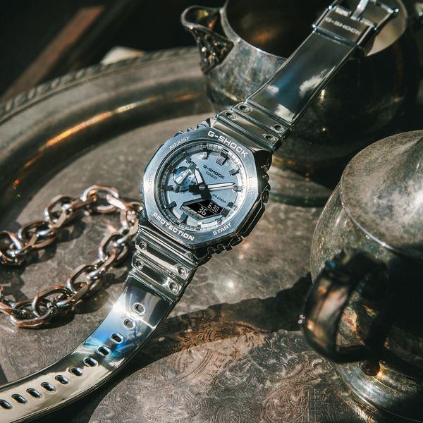  Casio G-Shock GM-2100YM-8A - Uy tín từ 2009, Tem vàng chống giả, Bảo hành 5 năm, Pin miễn phí trọn đời 