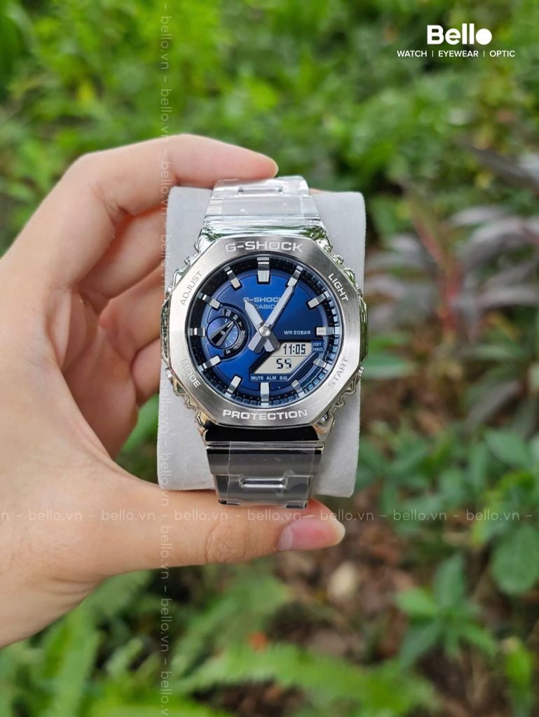  Casio G-Shock GM-2110D-2B - Uy tín từ 2009, Tem vàng chống giả, Bảo hành 5 năm, Pin miễn phí trọn đời 