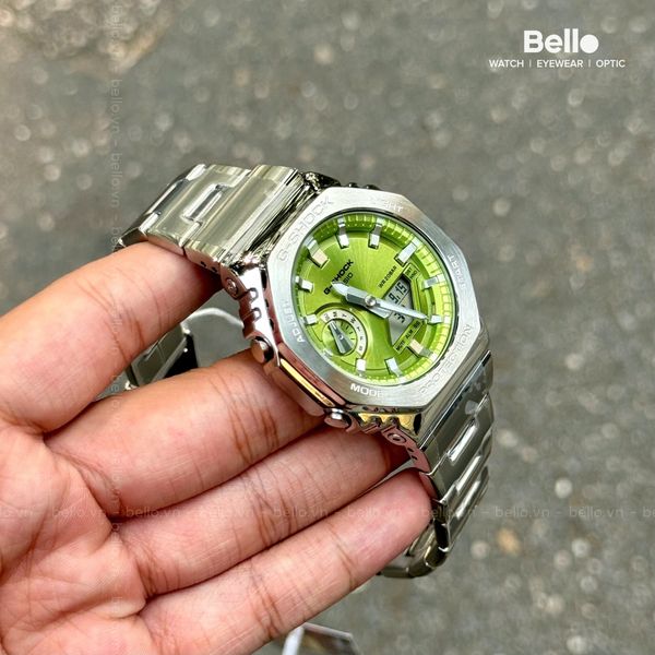  Casio G-Shock GM-2110D-3A - Uy tín từ 2009, Tem vàng chống giả, Bảo hành 5 năm, Pin miễn phí trọn đời 