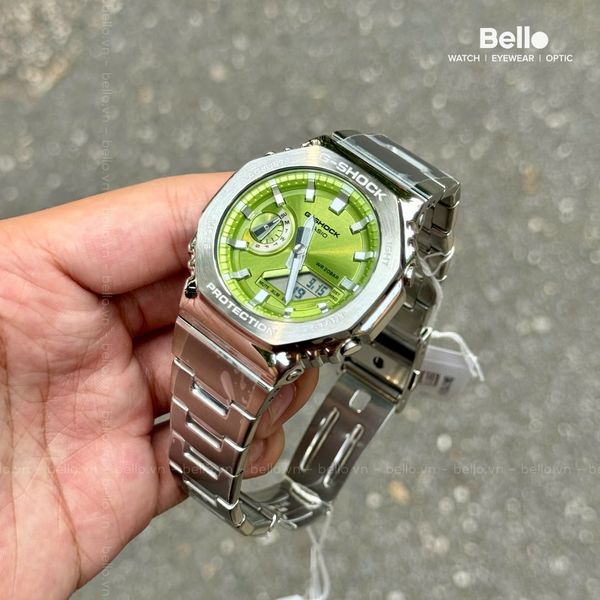  Casio G-Shock GM-2110D-3A - Uy tín từ 2009, Tem vàng chống giả, Bảo hành 5 năm, Pin miễn phí trọn đời 