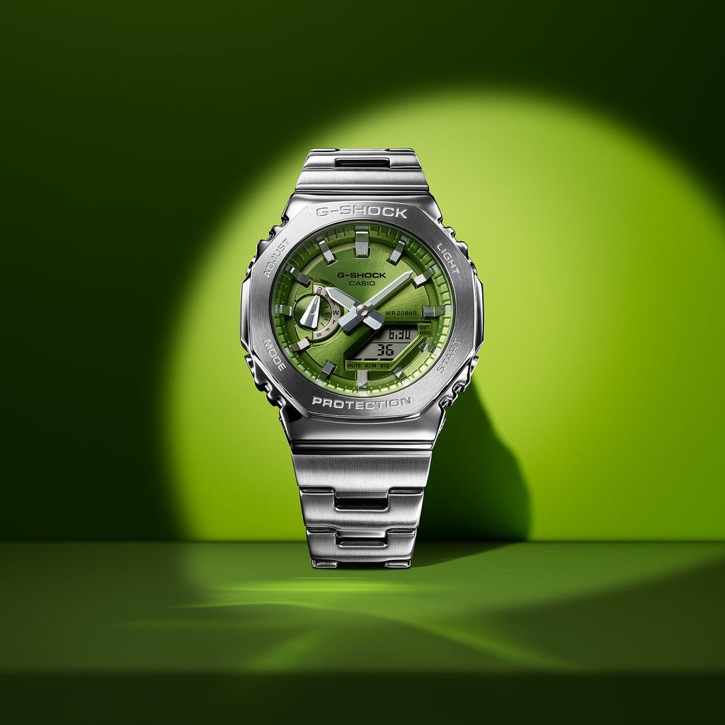  Casio G-Shock GM-2110D-3A - Uy tín từ 2009, Tem vàng chống giả, Bảo hành 5 năm, Pin miễn phí trọn đời 