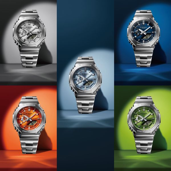  Casio G-Shock GM-2110D-7A - Uy tín từ 2009, Tem vàng chống giả, Bảo hành 5 năm, Pin miễn phí trọn đời 