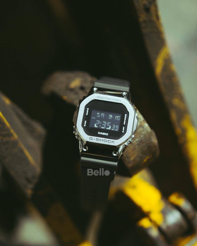  [Pin Miễn Phí Trọn Đời] GM-5600-1 - Đồng hồ G-Shock Nam - Tem Vàng Chống Giả 