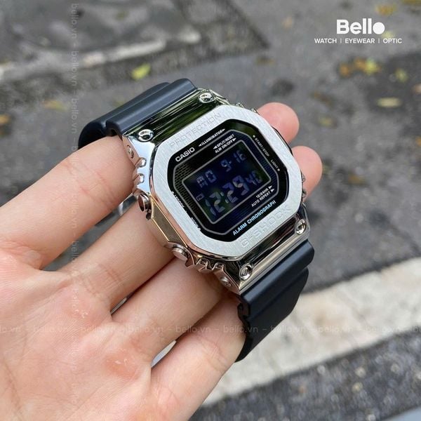  Casio G-Shock GM-5600RW-1DR - Uy tín từ 2009, Tem vàng chống giả, Bảo hành 5 năm, Pin miễn phí trọn đời 