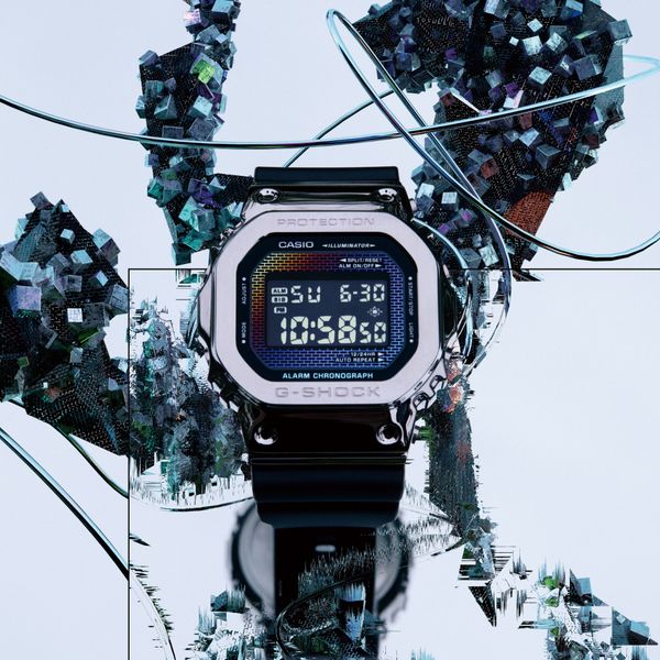  Casio G-Shock GM-5600RW-1DR - Uy tín từ 2009, Tem vàng chống giả, Bảo hành 5 năm, Pin miễn phí trọn đời 