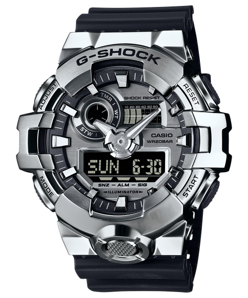  Casio G-Shock GM-700-1A - Uy tín từ 2009, Tem vàng chống giả, Bảo hành 5 năm, Pin miễn phí trọn đời 