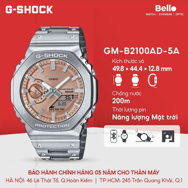  [LIMITED] Casio G-Shock GM-B2100AD-5A - Uy tín từ 2009, Tem vàng chống giả, Bảo hành 5 năm, Pin miễn phí trọn đời 