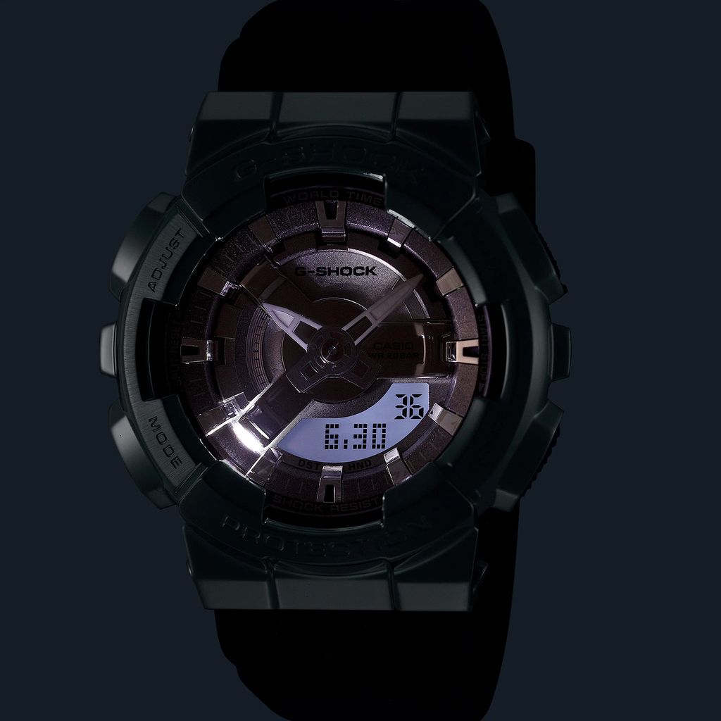  [Pin Miễn Phí Trọn Đời] GM-S110-1ADR - Đồng hồ G-Shock Nam - Tem Vàng Chống Giả 