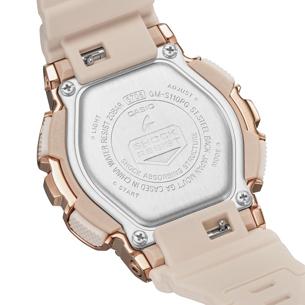  [LIMITED] Casio G-Shock GM-S110PG-4A - Uy tín từ 2009, Tem vàng chống giả, Bảo hành 5 năm, Pin miễn phí trọn đời 