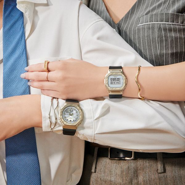  Casio G-Shock GM-S5600BC-1DR - Uy tín từ 2009, Tem vàng chống giả, Bảo hành 5 năm, Pin miễn phí trọn đời 