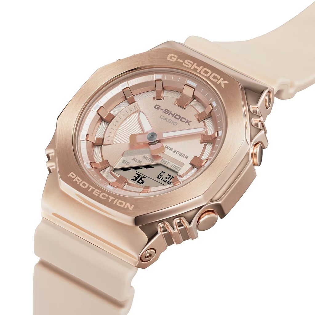  [Uy Tín Từ 2009] GM-S2100PG-4A - Đồng hồ G-Shock Nữ - Tem Vàng Chống Giả 