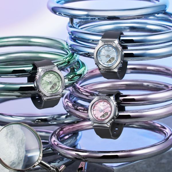  [LIMITED] Casio G-Shock GM-S2110-3ADR - Uy tín từ 2009, Tem vàng chống giả, Bảo hành 5 năm, Pin miễn phí trọn đời 