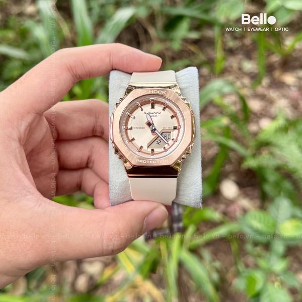  [LIMITED] Casio G-Shock GM-S2110PG-4A - Uy tín từ 2009, Tem vàng chống giả, Bảo hành 5 năm, Pin miễn phí trọn đời 
