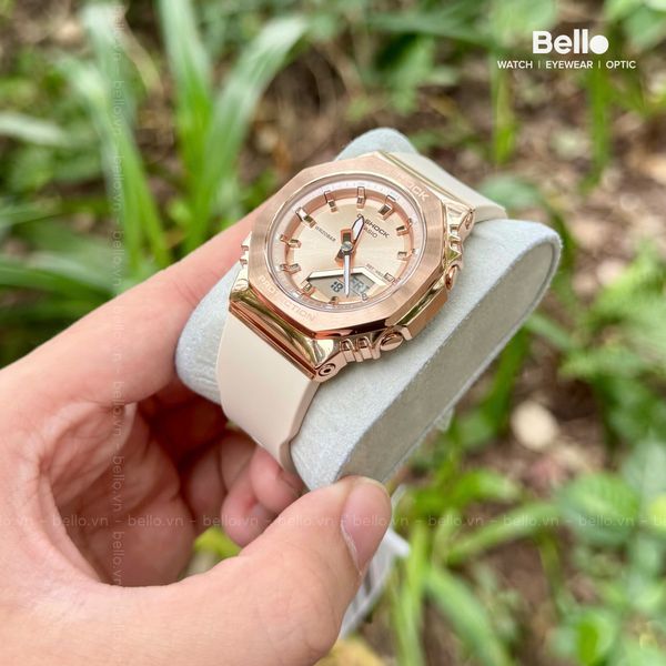  [LIMITED] Casio G-Shock GM-S2110PG-4A - Uy tín từ 2009, Tem vàng chống giả, Bảo hành 5 năm, Pin miễn phí trọn đời 