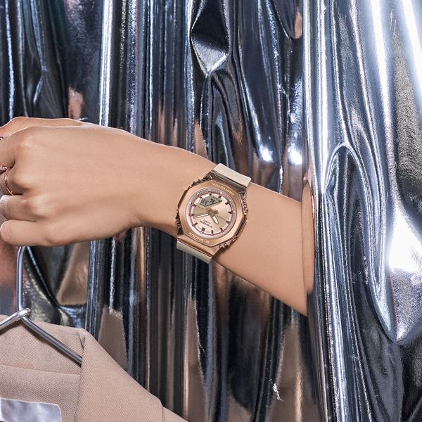  [LIMITED] Casio G-Shock GM-S2110PG-4A - Uy tín từ 2009, Tem vàng chống giả, Bảo hành 5 năm, Pin miễn phí trọn đời 