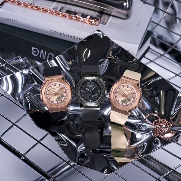  [LIMITED] Casio G-Shock GM-S2110PG-1A4 - Uy tín từ 2009, Tem vàng chống giả, Bảo hành 5 năm, Pin miễn phí trọn đời 