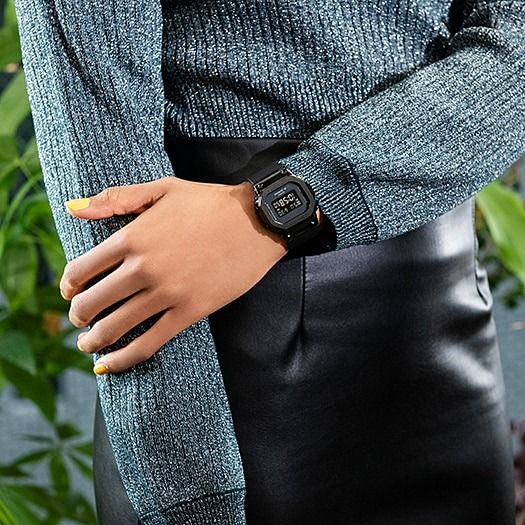  Casio G-Shock GM-S5600SB-1 - Uy tín từ 2009, Tem vàng chống giả, Bảo hành 5 năm, Pin miễn phí trọn đời 