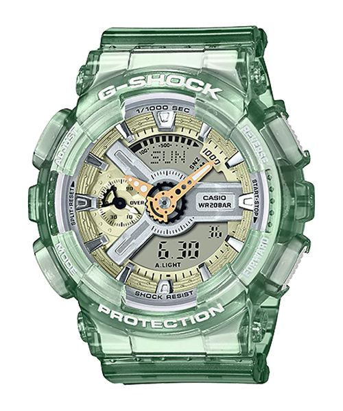  [Pin Miễn Phí Trọn Đời] GMA-S110GS-3ADR - Đồng hồ G-Shock Nữ - Tem Vàng Chống Giả 