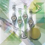 [Pin Miễn Phí Trọn Đời] GMA-S110GS-8ADR - Đồng hồ G-Shock Nữ - Tem Vàng Chống Giả 