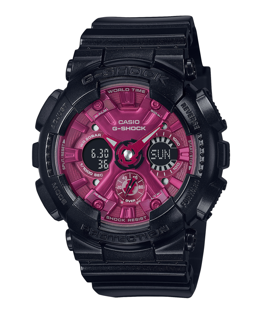  [Pin Miễn Phí Trọn Đời] GMA-S120RB-1ADR - Đồng hồ G-Shock Nữ - Tem Vàng Chống Giả 