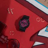  [Pin Miễn Phí Trọn Đời] GMA-S120RB-1ADR - Đồng hồ G-Shock Nữ - Tem Vàng Chống Giả 