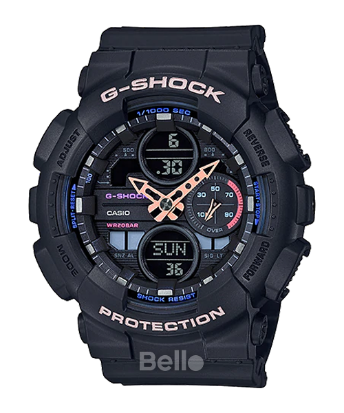  [Pin Miễn Phí Trọn Đời] GMA-S140-1ADR - Đồng hồ G-Shock Nữ - Tem Vàng Chống Giả 