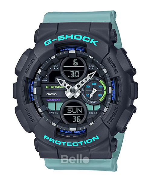  [Pin Miễn Phí Trọn Đời] GMA-S140-2ADR - Đồng hồ G-Shock Nữ - Tem Vàng Chống Giả 