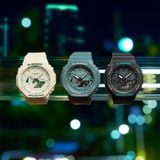  [Pin Miễn Phí Trọn Đời] GMA-S2100GA-3ADR - Đồng hồ G-Shock Nữ - Tem Vàng Chống Giả 