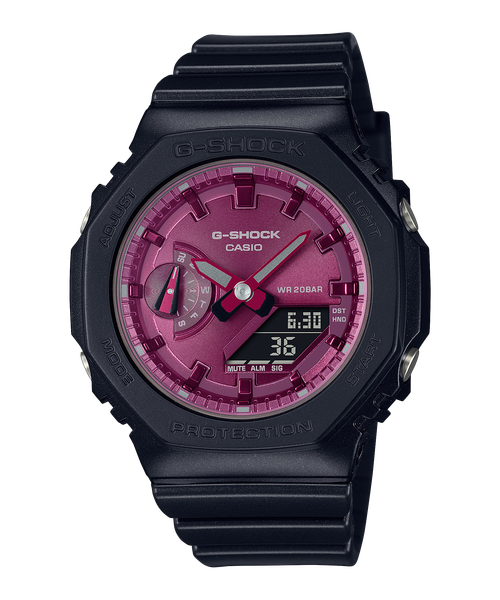  [LIMITED] Casio G-Shock GMA-S2100RB-1ADR - Uy tín từ 2009, Tem vàng chống giả, Bảo hành 5 năm, Pin miễn phí trọn đời 