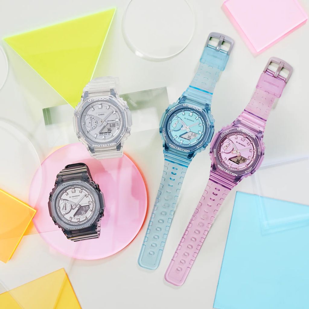 Casio G-Shock GMA-S2100SK-1ADR - Uy tín từ 2009, Tem vàng chống giả, Bảo hành 5 năm, Pin miễn phí trọn đời 