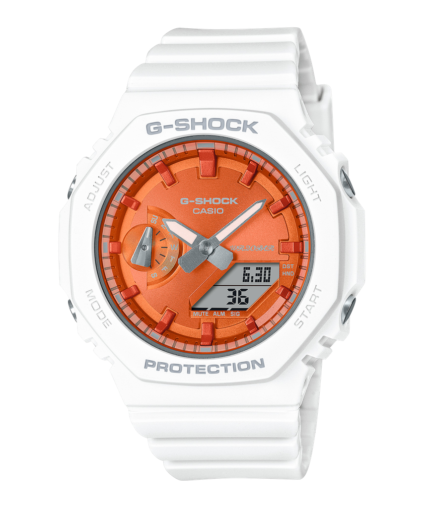  [Uy Tín Từ 2009] GMA-S2100WS-7ADR - Đồng hồ G-Shock Nữ - Tem Vàng Chống Giả 