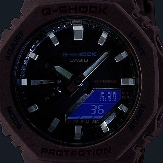  [Pin Miễn Phí Trọn Đời] GMA-S2100WT-7A1DR - Đồng hồ G-Shock Nữ - Tem Vàng Chống Giả 