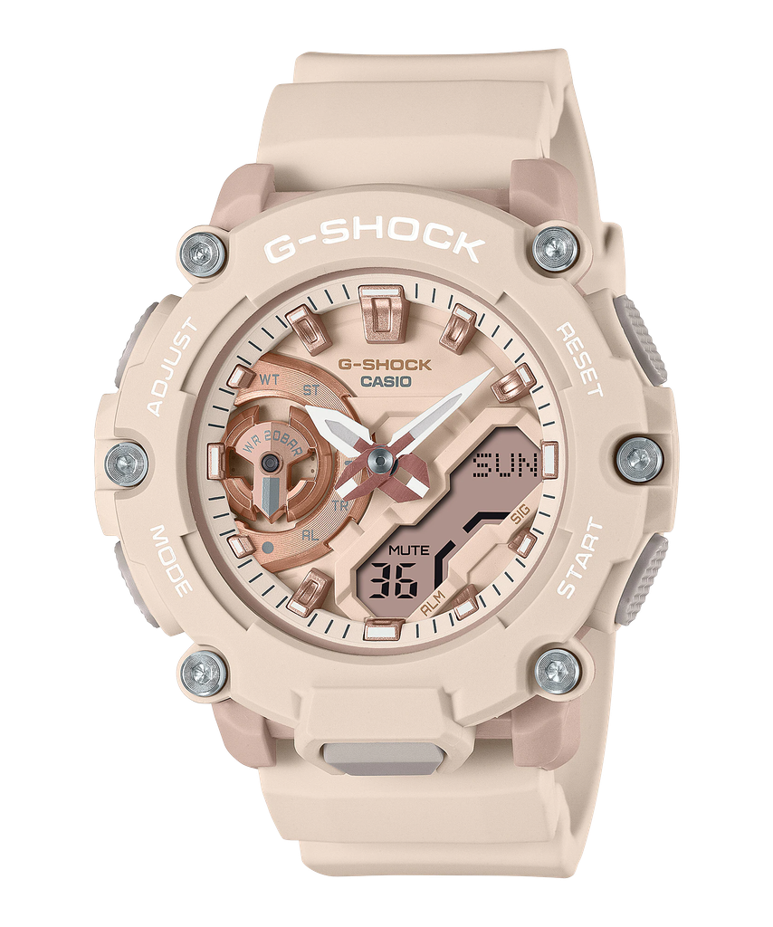  [Pin Miễn Phí Trọn Đời] GMA-S2200M-4ADR - Đồng hồ G-Shock Nữ - Tem Vàng Chống Giả 