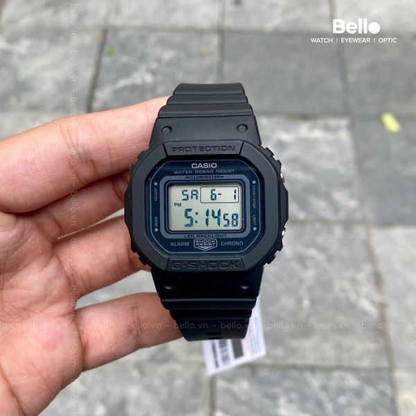  [LIMITED] Casio G-Shock GMD-S5600BA-1 - Uy tín từ 2009, Tem vàng chống giả, Bảo hành 5 năm, Pin miễn phí trọn đời 