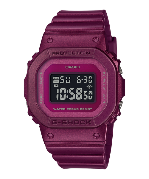  Casio G-Shock GMD-S5600RB-4DR - Uy tín từ 2009, Tem vàng chống giả, Bảo hành 5 năm, Pin miễn phí trọn đời 