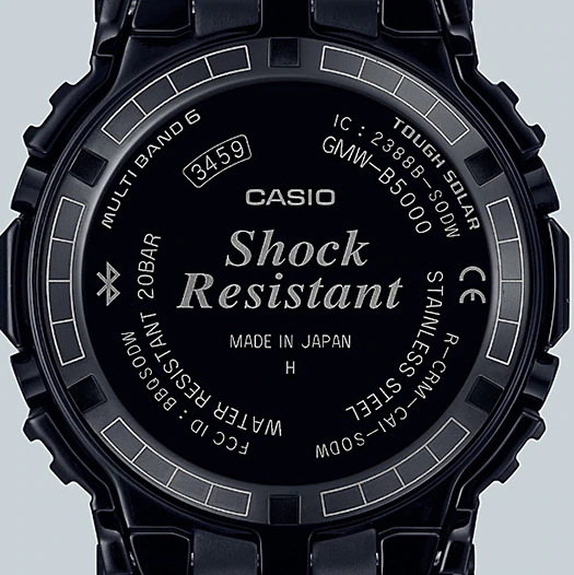  Casio G-Shock GMW-B5000CS-1DR - Uy tín từ 2009, Tem vàng chống giả, Bảo hành 5 năm, Pin miễn phí trọn đời 
