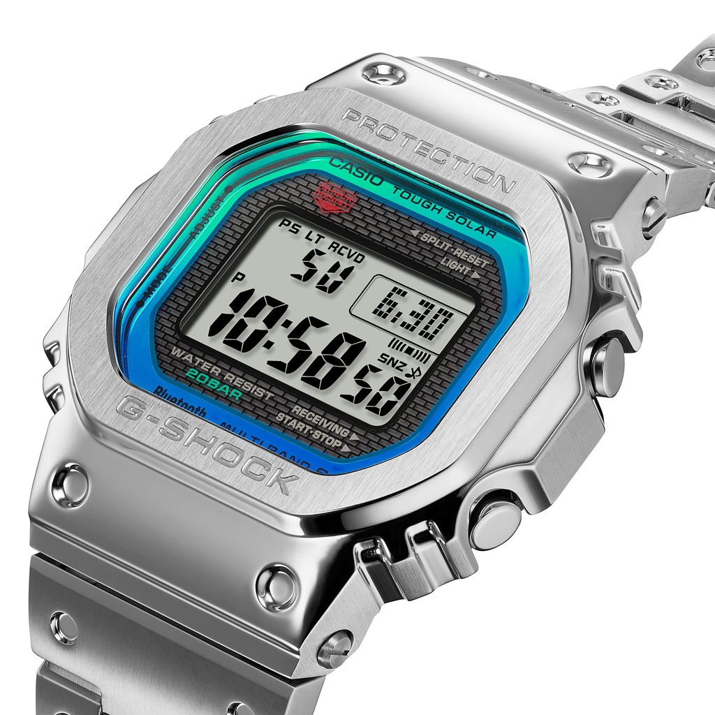  [Pin Miễn Phí Trọn Đời] GMW-B5000PC-1DR - Đồng hồ G-Shock Nam - Tem Vàng Chống Giả 