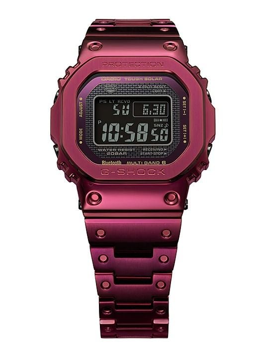  Casio G-Shock GMW-B5000RD-4 - Uy tín từ 2009, Tem vàng chống giả, Bảo hành 5 năm, Pin miễn phí trọn đời 