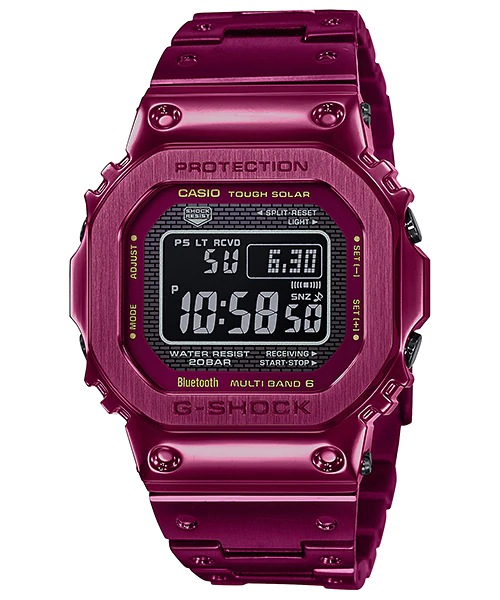  Casio G-Shock GMW-B5000RD-4 - Uy tín từ 2009, Tem vàng chống giả, Bảo hành 5 năm, Pin miễn phí trọn đời 