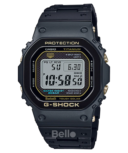  Casio G-Shock GMW-B5000TB-1DR - Uy tín từ 2009, Tem vàng chống giả, Bảo hành 5 năm, Pin miễn phí trọn đời 