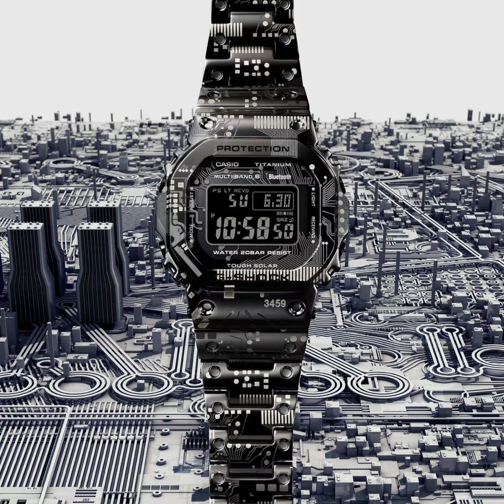  Casio G-Shock GMW-B5000TCC-1DR - Uy tín từ 2009, Tem vàng chống giả, Bảo hành 5 năm, Pin miễn phí trọn đời 