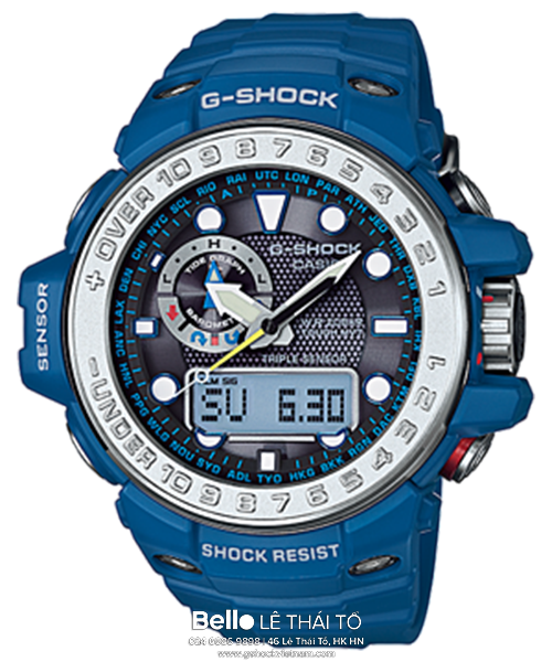  [Pin Miễn Phí Trọn Đời] GWN-1000-2A - Đồng hồ G-Shock Nam - Tem Vàng Chống Giả 